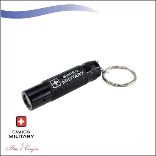 Mobile Stand Cum Key Chain Swiss Military LED Torch Keychain (KM7)