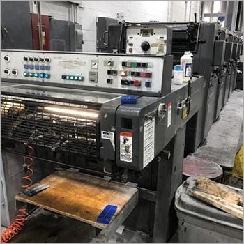 1987 Heidelberg MOVH MOV MOFH MOF Offset Printing Machine - Metal, 19x26 Inches, 5 Color, High Pile Delivery, Alcolor Damp, Pierry IR Dryer