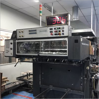 1990 Heidelberg SM 102 F+L Offset Printing Machine - Metal, 28 x 40 inches, 5 Color, 240-380 Power | Efficient for Eco-Friendly Non-Woven Bag Printing