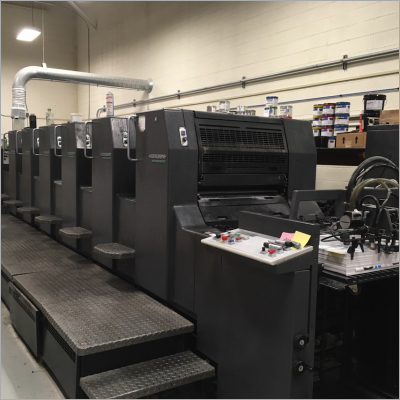 1996 Heidelberg Speed Master 74 S+L Offset Printing Machine - Metal, 20 x 29 inches, 6 Color, Intellitrax Scanning System, Auto Plate, IR Dryer