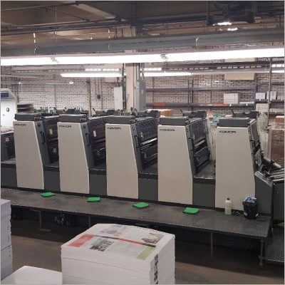 1999 Komori Lithrone L526 Offset Printing Machine - Metal, 20 x 26 Inches, 5 Color, 240-380 Volt Power, Chilled Inking Rollers, Quick Action Plate Change