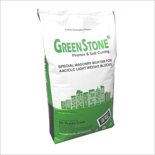 Greenstone Block Jointing Mortar Application: Masonry  Work
