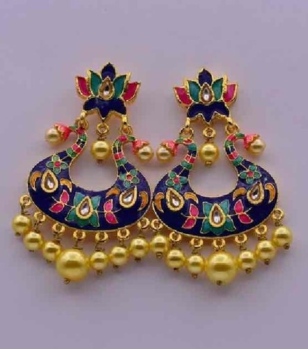 Meena kundan earring