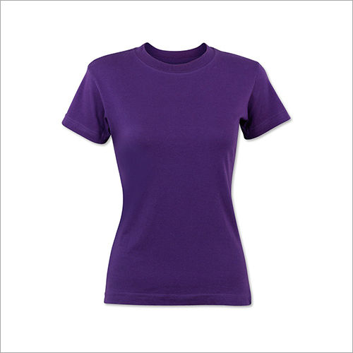 plain purple t shirt womens