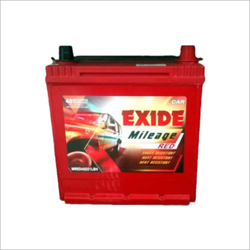 Car Exide Battery Size: 231X173X223 Mm