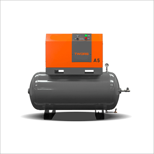 Metal Tank Mounted Screw Compressor