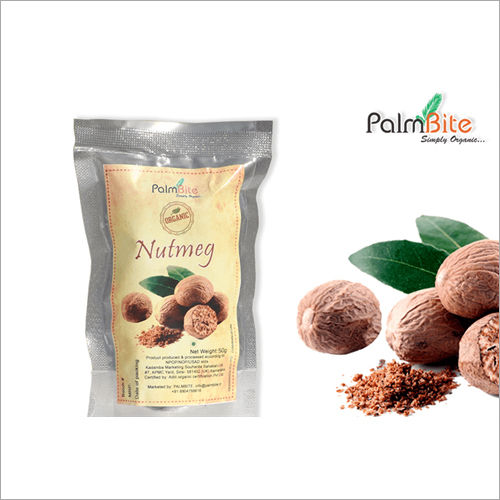 Brown Raw Organic Nutmeg