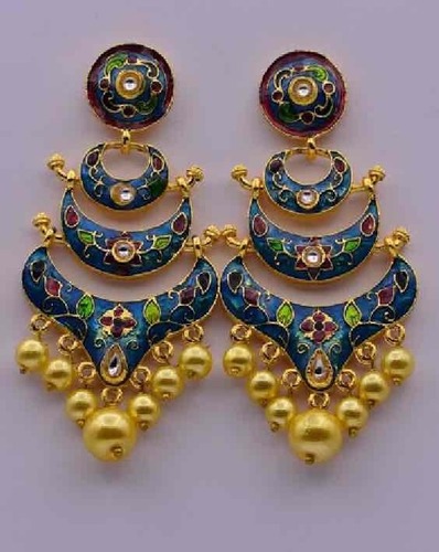 Meena kundan earring