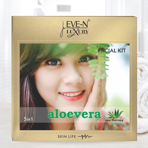 Eve-N Luxury Facial Kit 5 In 1 Aloevera Care Wt. 108 G Easy To Use