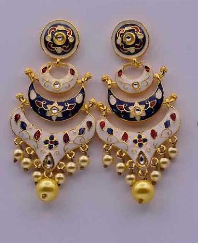 Meena kundan earring