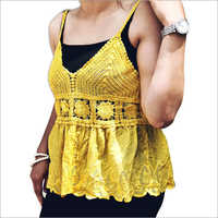 Ladies Designer Crochet Lace Top