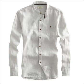 White And Also Available In Multicolored Mens Cotton Shirt