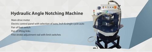 Hydraulic Angle Notching Machine