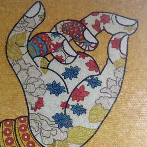 Handcut mural
