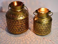 Home Decor Indian Handmade Tea Light Pot Set