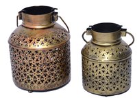 Home Decor Indian Handmade Tea Light Pot Set