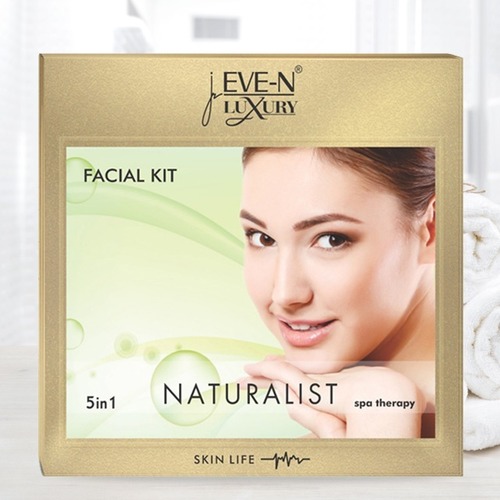 Eve-N Luxury Facial Kit 5 In 1 Naturalist Wt. 108 G Easy To Use