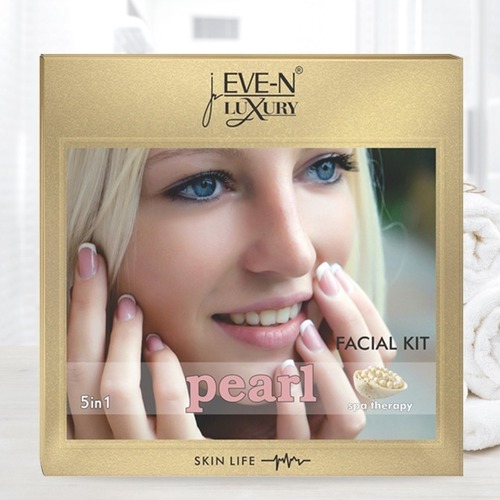 Eve-N Luxury Facial Kit 5 In 1 Pearl Wt. 108 G Easy To Use