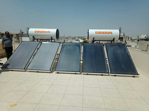 Black Commercial Solar Water Heater