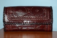 Ladies Leather Engraved Wallet