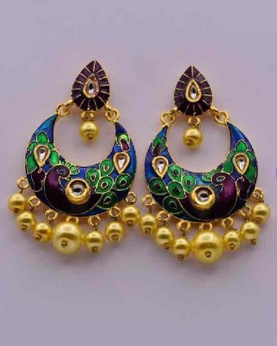Meena kundan earring