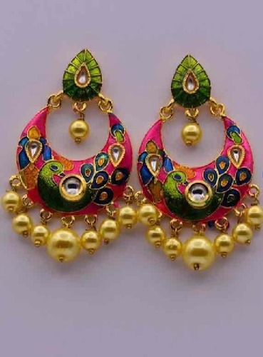 Meena kundan earring