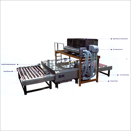 Architectural Horizontal High Speed Glass Washing and Dyeing SKW F Series (Low E Design)