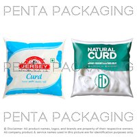 Curd Packaging Film - Ldpe/lldpe, 70-380 Mm Length, Opaque White Color, 240-440 Gauge Thickness, Multi-layer Design, Waterproof, Recyclable