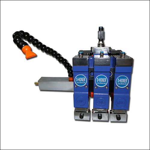 Blue Triple Head Super Finishing Machine