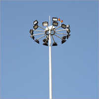 Mild Steel Electrical High Mast Lighting Pole
