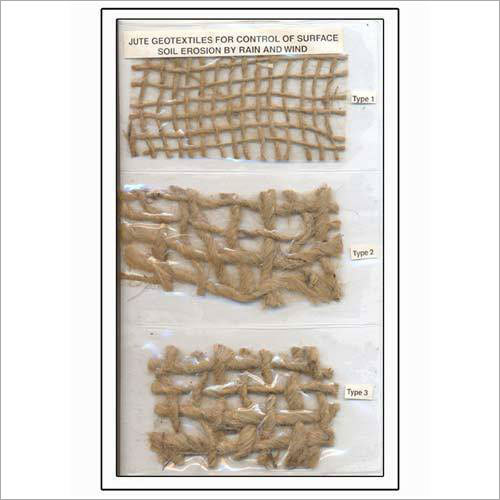Jute Geo Fabric Usage: For Control Of Surface Soil Erosion By Rain & Wind