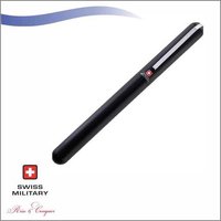 Swiss Military Brass Pen Design Black (RB3)