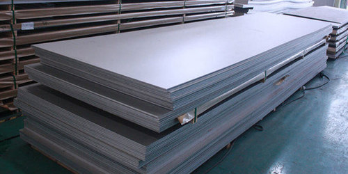 SS 410 Sheets - Stainless Steel, 0.1 cm Thick Brushed Plate | Features SS 202 Grade, Durable Stainless Steel Structure