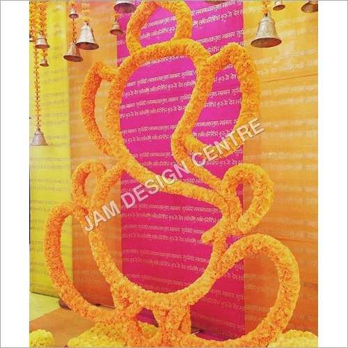 Decorative Wedding Flower Ganesh Service