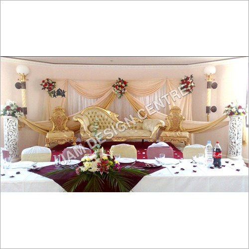 Golden Wedding Sofa Set