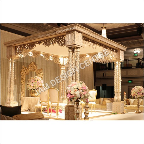 Golden Wedding Mandap