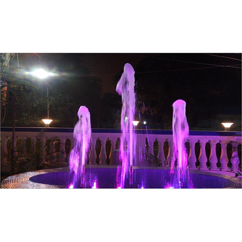 Bubbler Fountain With LED Lights