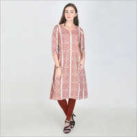 Available In Multicolored Ladies Khadi Kurti