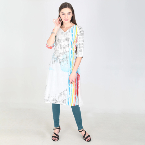 Available In Multicolored Ladies Formal Kurti