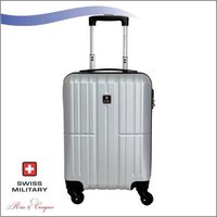 ABS Trolley Bag Material Silver Colour 18 Inch (HTL35)
