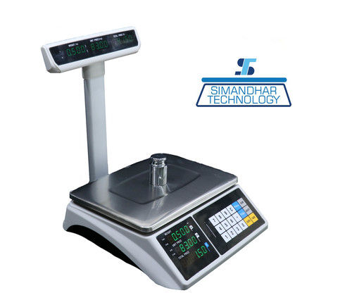 Digital Price Computing with Pole and Touch Screen Scale 6/15/30 Kg