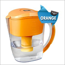 Plastic Orange Alkaline Water Jug
