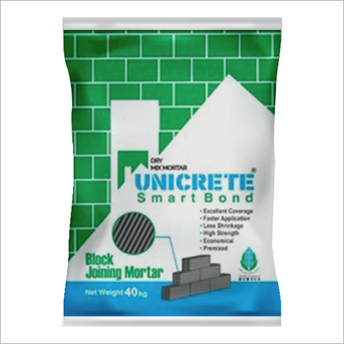 Block Jointing Mortar By UNICRETE BUILDING SOLUTIONS(INDIA) PRIVATE LIMITED