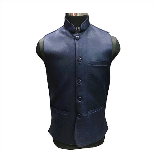 Washable Mens Plain Nehru Jacket