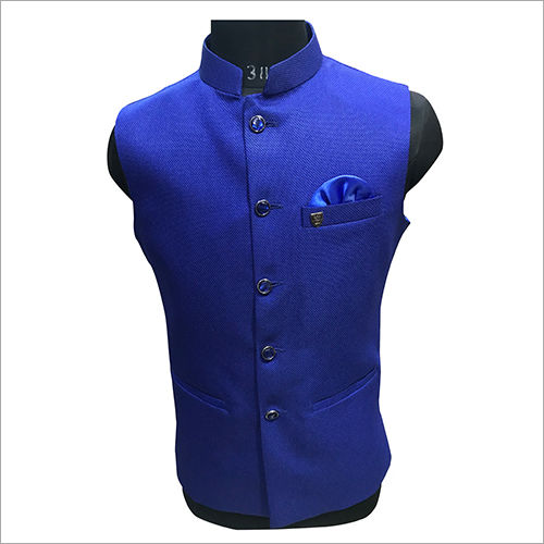 Party Wear Plain Nehru Jacket