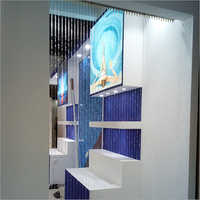 Multiple Color Thread Curtain Glass Fountain