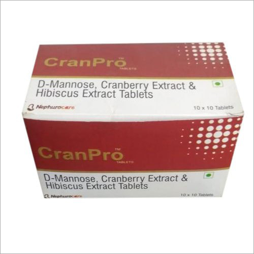 D-Mannose Cranberry Extract And Hibiscus Extract Tablet - 10x10 Tablet Blister Pack | Supports Urinary Tract Health High Effectiveness Quality Ingredients