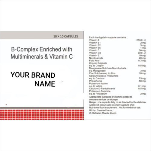मल्टी मिनरल्स के साथ बी कॉम्प्लेक्स