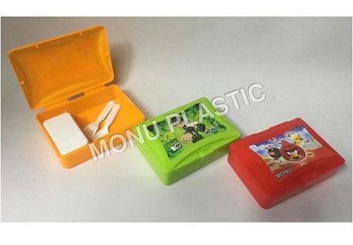 Hungry Time Lunch Box With Spoon Fork & Container