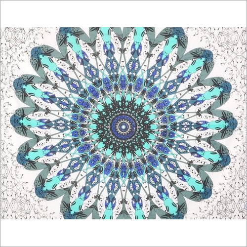 Flower Ombre Mandala Wall Tapestry